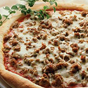 Turkey Sausage Pizza